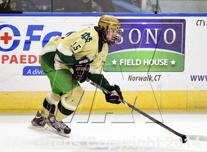 Thumbnail 1 in New Canaan vs. Notre Dame-West Haven (CIAC Division I Quarterfinal) photogallery.