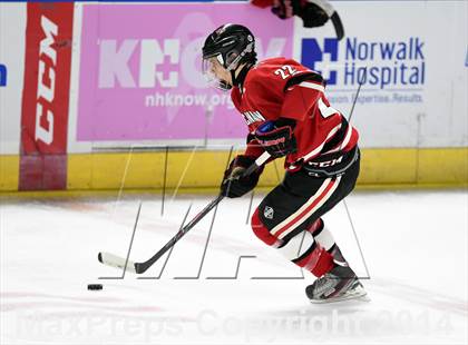 Thumbnail 1 in New Canaan vs. Notre Dame-West Haven (CIAC Division I Quarterfinal) photogallery.
