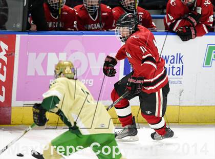 Thumbnail 2 in New Canaan vs. Notre Dame-West Haven (CIAC Division I Quarterfinal) photogallery.