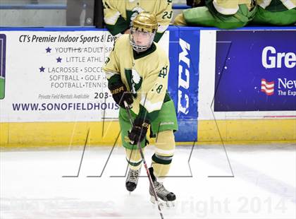 Thumbnail 2 in New Canaan vs. Notre Dame-West Haven (CIAC Division I Quarterfinal) photogallery.