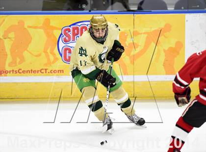 Thumbnail 3 in New Canaan vs. Notre Dame-West Haven (CIAC Division I Quarterfinal) photogallery.