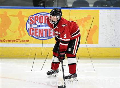 Thumbnail 3 in New Canaan vs. Notre Dame-West Haven (CIAC Division I Quarterfinal) photogallery.