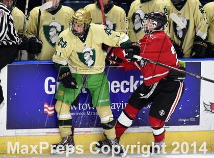 Thumbnail 2 in New Canaan vs. Notre Dame-West Haven (CIAC Division I Quarterfinal) photogallery.