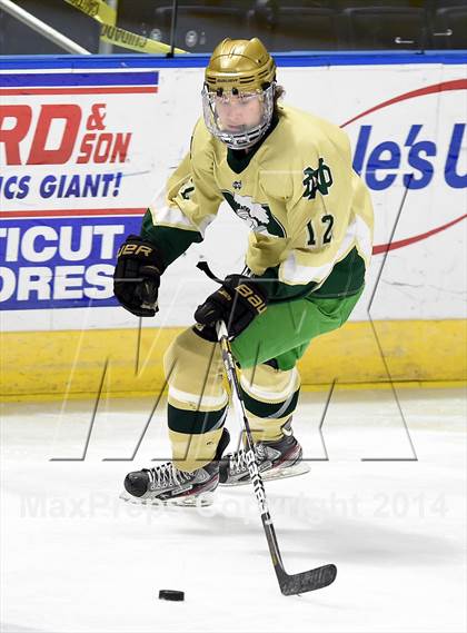 Thumbnail 2 in New Canaan vs. Notre Dame-West Haven (CIAC Division I Quarterfinal) photogallery.
