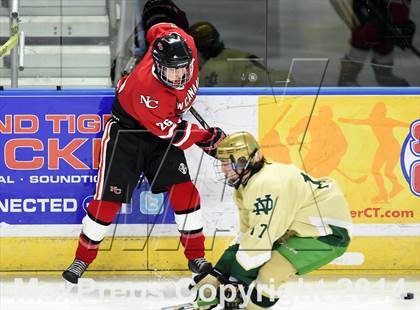 Thumbnail 3 in New Canaan vs. Notre Dame-West Haven (CIAC Division I Quarterfinal) photogallery.