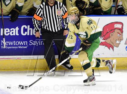 Thumbnail 3 in New Canaan vs. Notre Dame-West Haven (CIAC Division I Quarterfinal) photogallery.