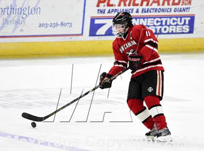 Thumbnail 3 in New Canaan vs. Notre Dame-West Haven (CIAC Division I Quarterfinal) photogallery.