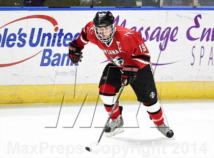 Thumbnail 2 in New Canaan vs. Notre Dame-West Haven (CIAC Division I Quarterfinal) photogallery.