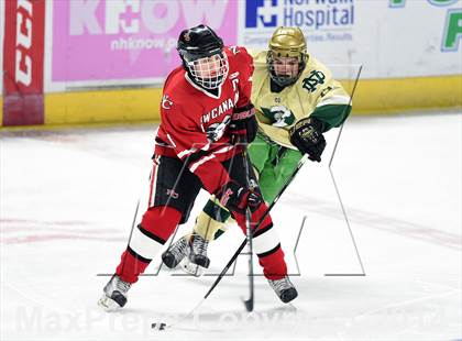 Thumbnail 3 in New Canaan vs. Notre Dame-West Haven (CIAC Division I Quarterfinal) photogallery.