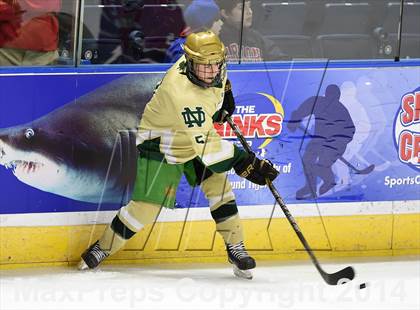 Thumbnail 2 in New Canaan vs. Notre Dame-West Haven (CIAC Division I Quarterfinal) photogallery.