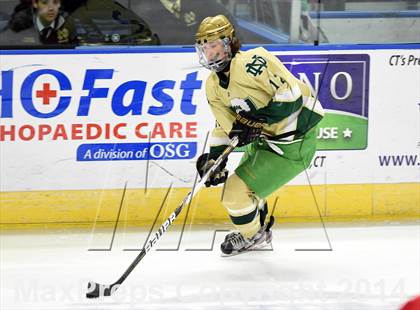 Thumbnail 2 in New Canaan vs. Notre Dame-West Haven (CIAC Division I Quarterfinal) photogallery.