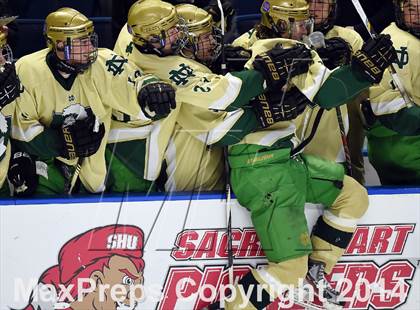 Thumbnail 2 in New Canaan vs. Notre Dame-West Haven (CIAC Division I Quarterfinal) photogallery.