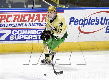 Thumbnail 3 in New Canaan vs. Notre Dame-West Haven (CIAC Division I Quarterfinal) photogallery.