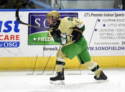 Thumbnail 2 in New Canaan vs. Notre Dame-West Haven (CIAC Division I Quarterfinal) photogallery.