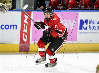 Thumbnail 2 in New Canaan vs. Notre Dame-West Haven (CIAC Division I Quarterfinal) photogallery.