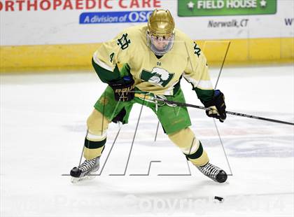 Thumbnail 2 in New Canaan vs. Notre Dame-West Haven (CIAC Division I Quarterfinal) photogallery.