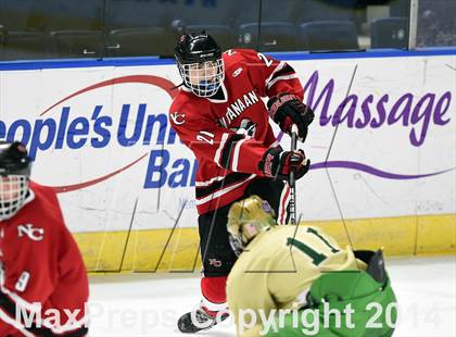 Thumbnail 3 in New Canaan vs. Notre Dame-West Haven (CIAC Division I Quarterfinal) photogallery.