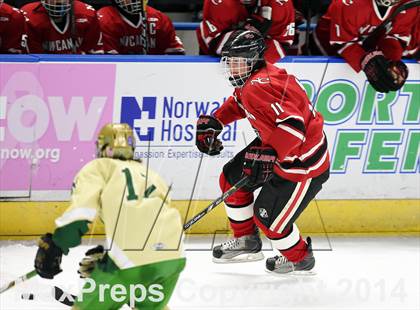 Thumbnail 1 in New Canaan vs. Notre Dame-West Haven (CIAC Division I Quarterfinal) photogallery.