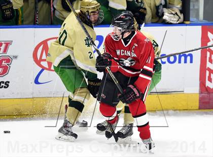 Thumbnail 1 in New Canaan vs. Notre Dame-West Haven (CIAC Division I Quarterfinal) photogallery.