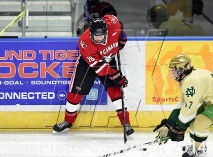 Thumbnail 2 in New Canaan vs. Notre Dame-West Haven (CIAC Division I Quarterfinal) photogallery.
