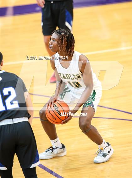 Thumbnail 3 in Moravian Prep vs Enloe (John Wall Holiday Invitational) photogallery.