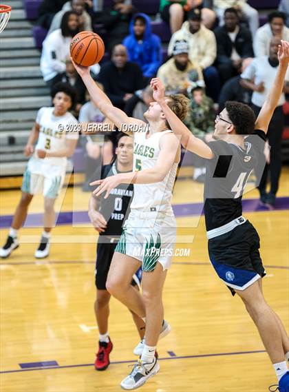 Thumbnail 2 in Moravian Prep vs Enloe (John Wall Holiday Invitational) photogallery.