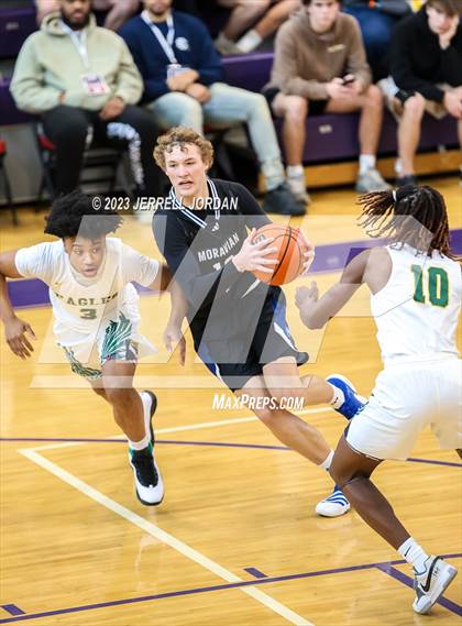 Thumbnail 1 in Moravian Prep vs Enloe (John Wall Holiday Invitational) photogallery.
