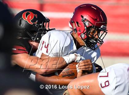 Thumbnail 3 in St. Joseph's Prep vs. Oaks Christian (Honor Bowl Series) photogallery.