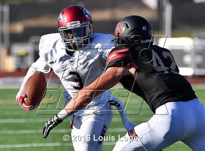 Thumbnail 2 in St. Joseph's Prep vs. Oaks Christian (Honor Bowl Series) photogallery.