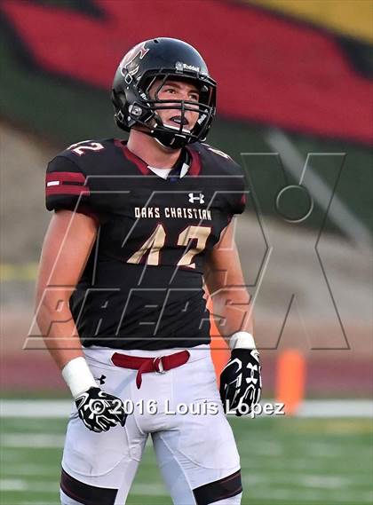 Thumbnail 3 in St. Joseph's Prep vs. Oaks Christian (Honor Bowl Series) photogallery.