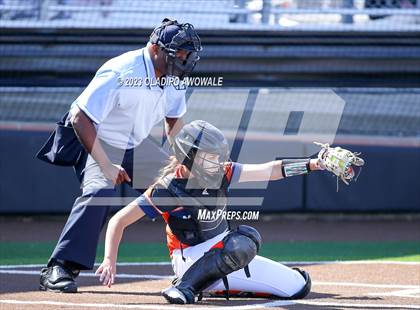 Thumbnail 2 in Sachse @ Royse City (UIL 6A Softball Region 2 & 4 Bi-District) photogallery.