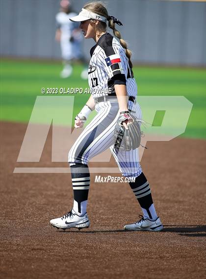 Thumbnail 3 in Sachse @ Royse City (UIL 6A Softball Region 2 & 4 Bi-District) photogallery.