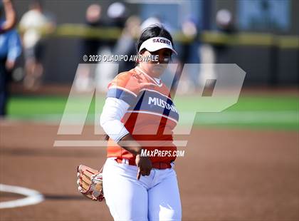 Thumbnail 3 in Sachse @ Royse City (UIL 6A Softball Region 2 & 4 Bi-District) photogallery.