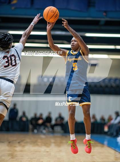 Thumbnail 1 in Fayetteville Academy vs. South View (Hoops and Dreams Showcase) photogallery.
