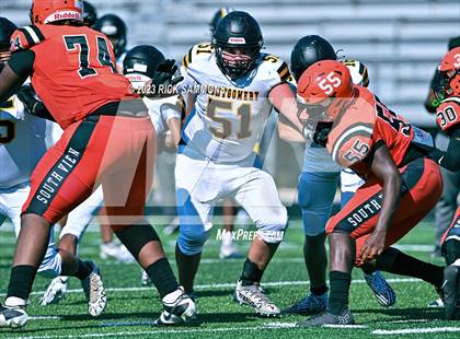 Thumbnail 1 in Montgomery Central vs South View (Scrimmage)  photogallery.
