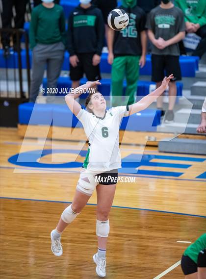 Thumbnail 3 in Cathedral vs Yorktown (IHSAA 4A Regional Semifinal) photogallery.