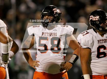 Thumbnail 1 in Pittsburg @ De La Salle (CIF NCS Open Playoffs) photogallery.