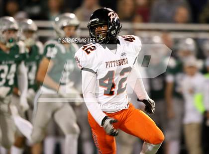 Thumbnail 2 in Pittsburg @ De La Salle (CIF NCS Open Playoffs) photogallery.