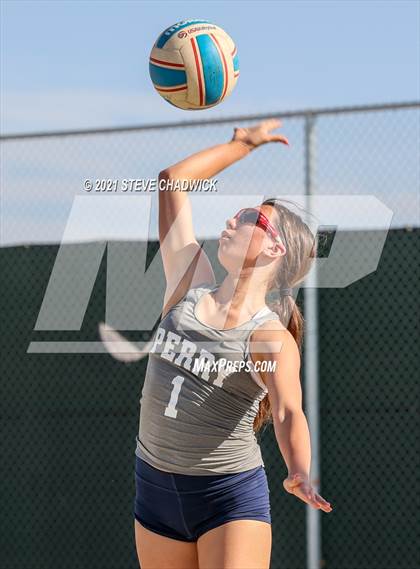 Thumbnail 3 in Xavier College Prep vs. Perry  photogallery.