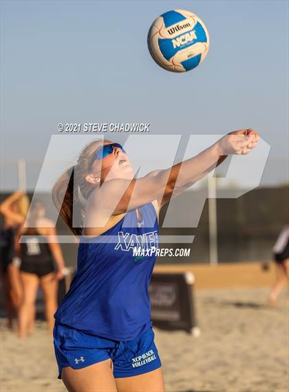 Thumbnail 3 in Xavier College Prep vs. Perry  photogallery.