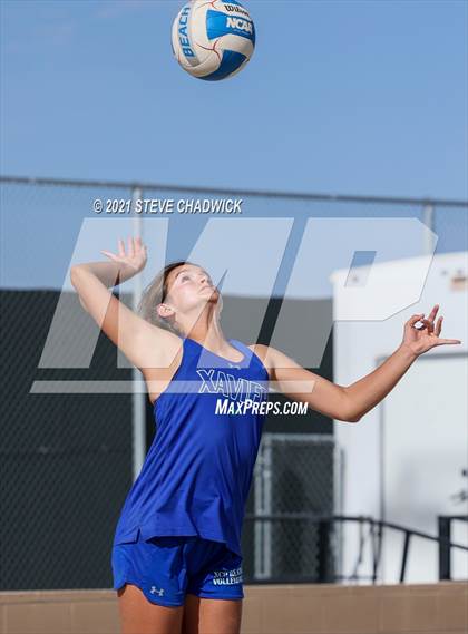 Thumbnail 1 in Xavier College Prep vs. Perry  photogallery.
