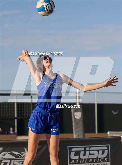 Thumbnail 3 in Xavier College Prep vs. Perry  photogallery.
