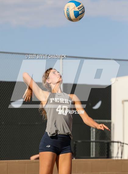 Thumbnail 1 in Xavier College Prep vs. Perry  photogallery.