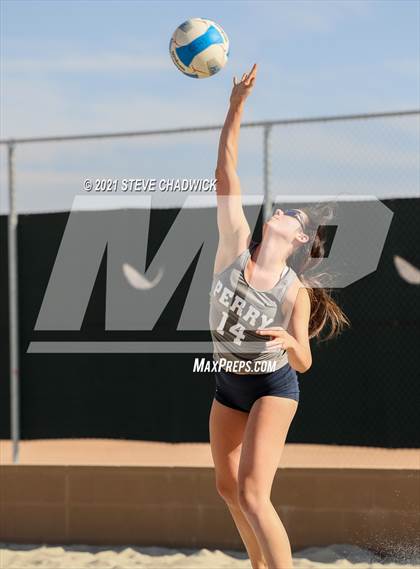 Thumbnail 3 in Xavier College Prep vs. Perry  photogallery.