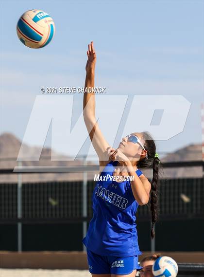 Thumbnail 3 in Xavier College Prep vs. Perry  photogallery.