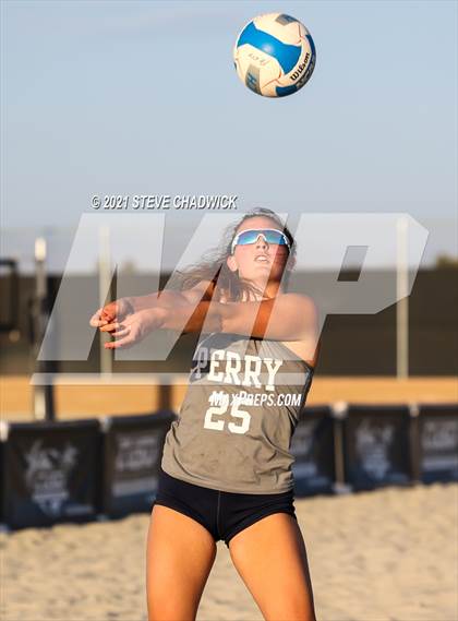Thumbnail 2 in Xavier College Prep vs. Perry  photogallery.