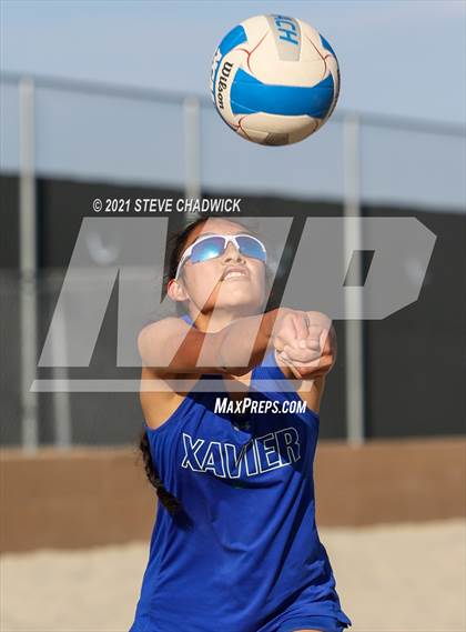 Thumbnail 1 in Xavier College Prep vs. Perry  photogallery.