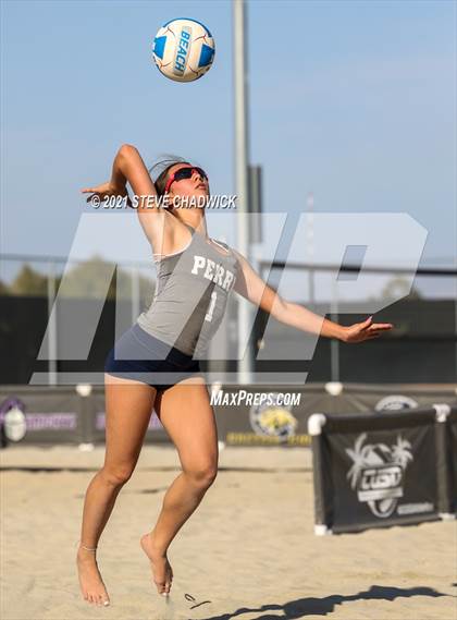 Thumbnail 3 in Xavier College Prep vs. Perry  photogallery.