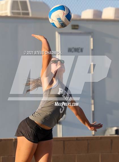 Thumbnail 2 in Xavier College Prep vs. Perry  photogallery.