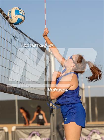 Thumbnail 2 in Xavier College Prep vs. Perry  photogallery.